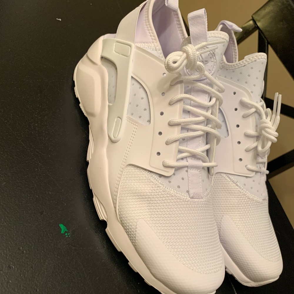 New White Huarache Run Ultras